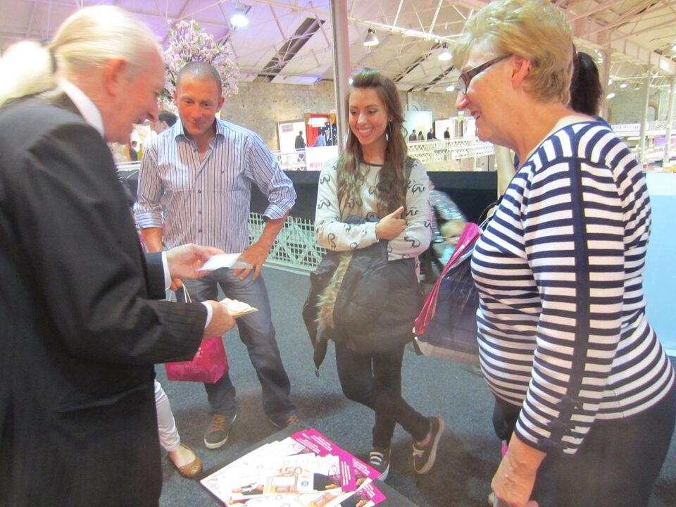 Pat Fallon presenting at event